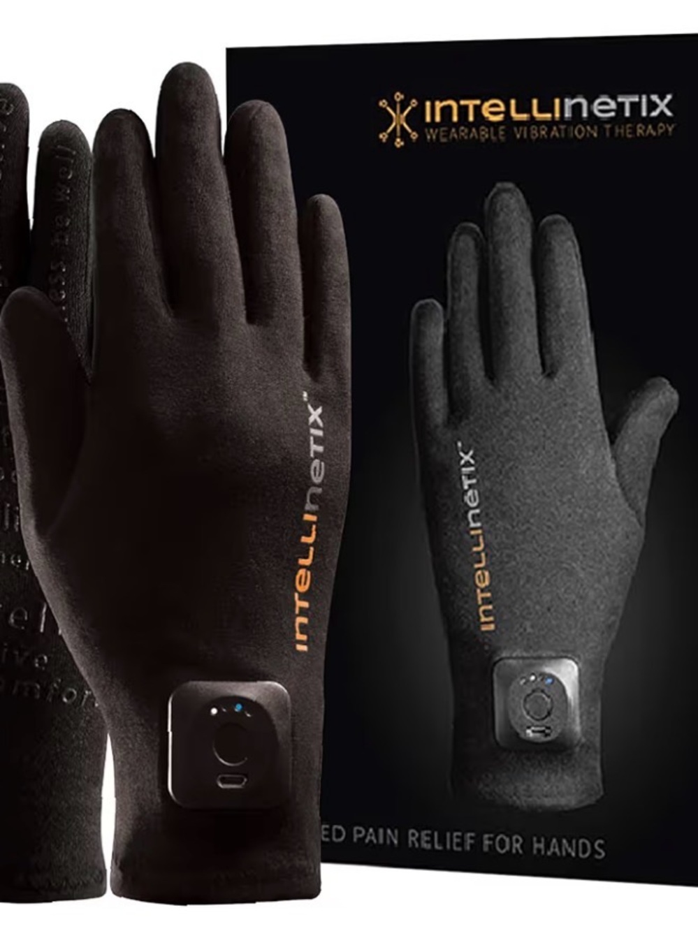 Wearable Vibration Therapy Gloves